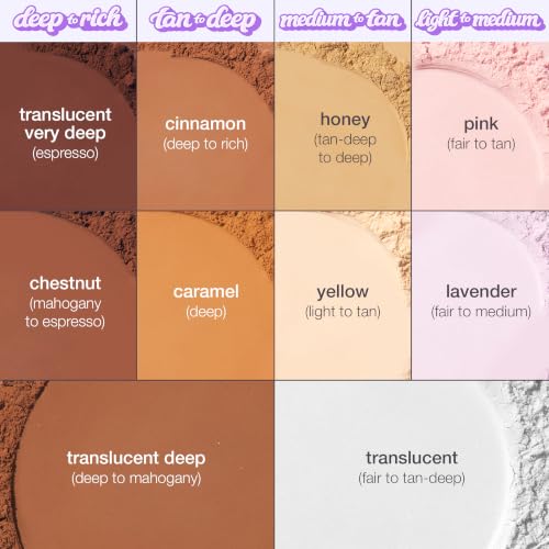 tarte creaseless setting powder – Loose Face Powder, Lightweight Oil-Absorbing Formula for Longwear Finish, Vegan & Cruelty-Free, full size, translucent