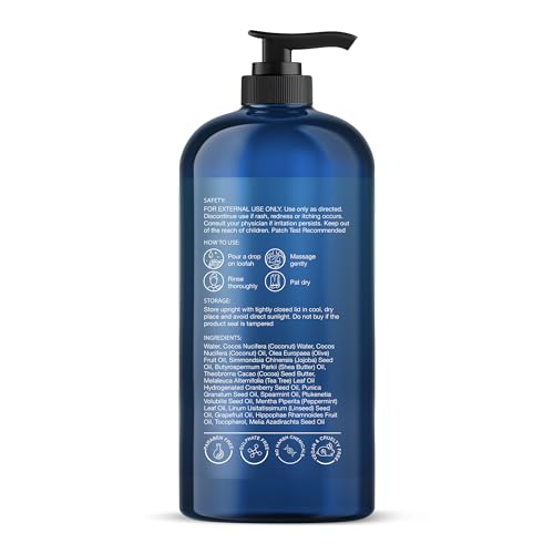 Botanic Hearth Tea Tree & Mint Body Wash With Fresh Scent- 16 fl oz