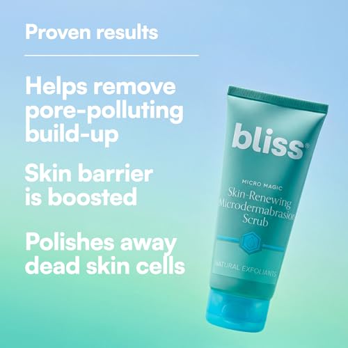 Bliss Micro Magic Microdermabrasion Face Scrub - 3.4 Fl Oz - Gentle Formula