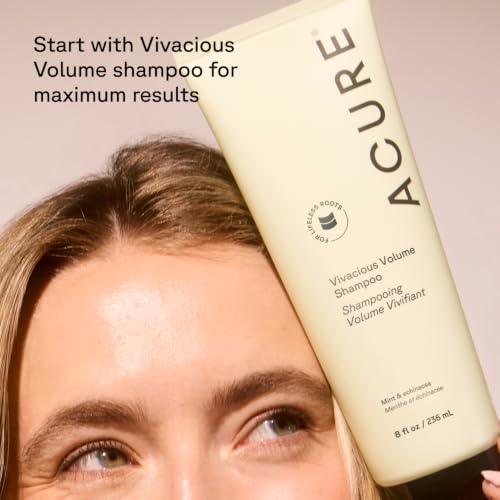 Acure Vivacious Volume Conditioner - for Thinning Hair, Vegan - 8 fl oz