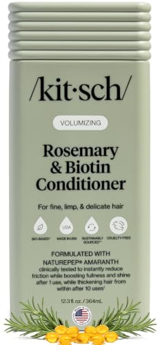 Kitsch Rosemary & Biotin Conditioner for Hair Growth – Made in USA, 12.3 oz