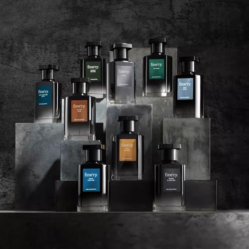 Fine'ry Cologne for Men Woody Smoke & Leather Eau De Parfum (2oz)