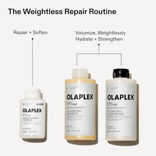 OLAPLEX N°.4FINE Bond Maintenance™ Volumizing Shampoo | Bond Repair, 250 mL