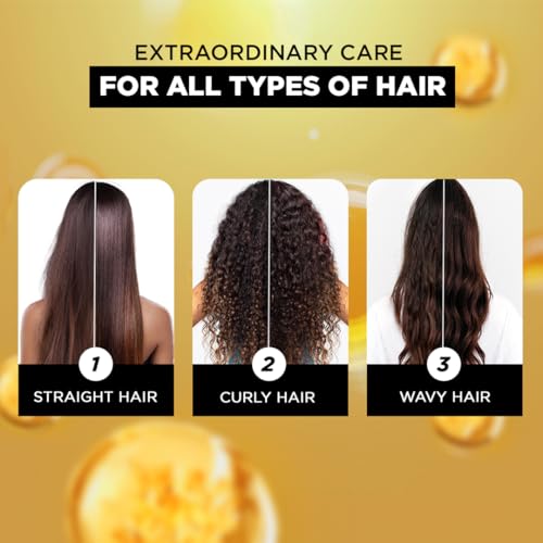 L'Oreal Paris Serum, Protection and Shine, For Dry, Flyaway & Frizzy Hair, With 6 Rare Flower Oils, Extraordinary Oil, 30ml