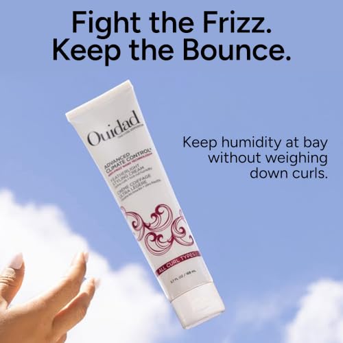 Ouidad Advanced Climate Control Featherlight Curls Styling Cream, Soft Hold