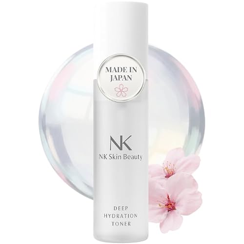 NK Skin Beauty Deep Hydration Toner, Japanese Skincare, Moisturizing Essence Toner with Ceramide, Niacinamide, Hyaluronic Acid, Collagen and Pepride for Dry Skin and Sensitive Skin