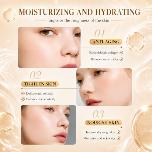Tiejdhr Collagen Anti-Aging Travel Skincare Set, 5-Piece Moisturizing Kit