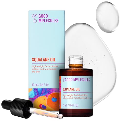Good Molecules Squalane Oil for Face, Lightweight Facial Oil, 13 ml