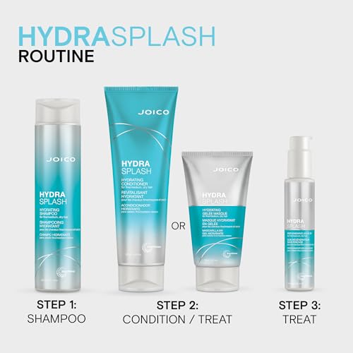 Joico HydraSplash Hydrating Conditioner | For Fine, Medium, Dry Hair | Replenish Moisture | Add Hydration & Softness | With Sea Kelp & Coconut Water | 8.5 Fl Oz