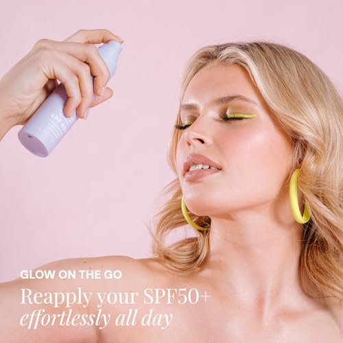 Naked Sundays SPF 50 Hydrating Glow Sunscreen Mist for Face, 75ml