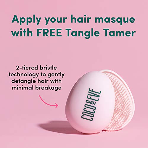Coco & Eve Like a Virgin Hair Masque - Coconut & Fig Hair Mask for Dry Damaged hair with Shea Butter & Argan Oil for Hair Repair & Hydration | Deep Conditioning Mask Hair Treatment (212 ml)