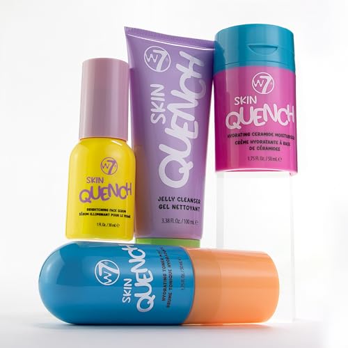 W7 Skin Quench Full Size Skincare Set - Aloe Vera and Ceramides