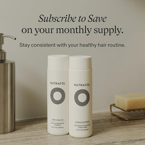 Nutrafol Shampoo for Thinning Hair, Hydrating, Color Safe, 8.1 Fl Oz