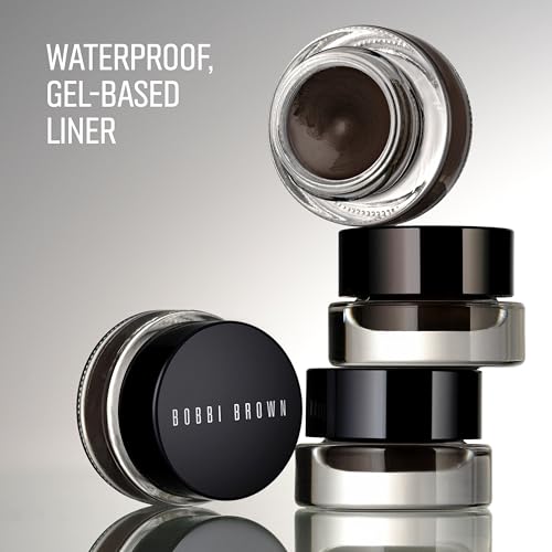 Bobbi Brown Long-Wear Gel Eyeliner | Smudge-Proof, Waterproof Eyeliner | Precise 8-Hour Wear Liner For Everyday And Dramatic Eye Looks, Black Ink, 0.1 Ounce