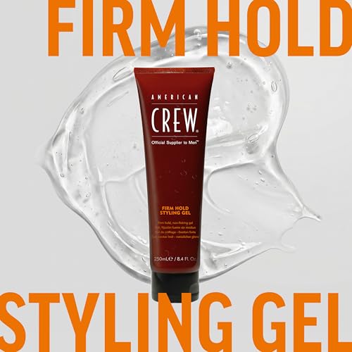American Crew Men's Styling Gel, Firm Hold & High Shine, 3.3 fl oz