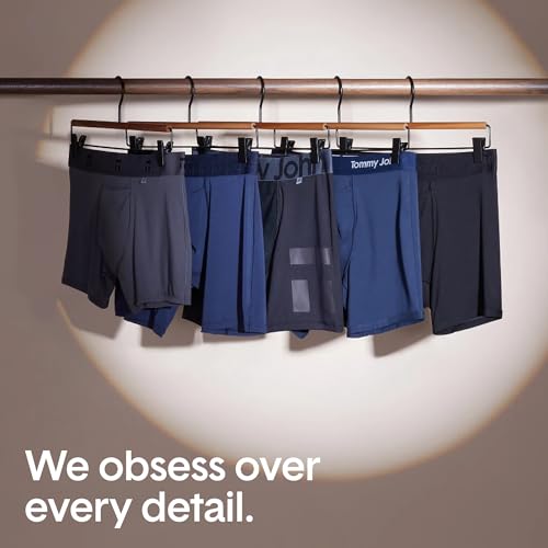 Tommy John Men's Second Skin Pajama Pants, Comfortable Soft with Pockets Sleepwear, Lounge, Yoga, Sweatpants for Men, Elastic Band Pajama Bottoms (Dress Blue, XXL)