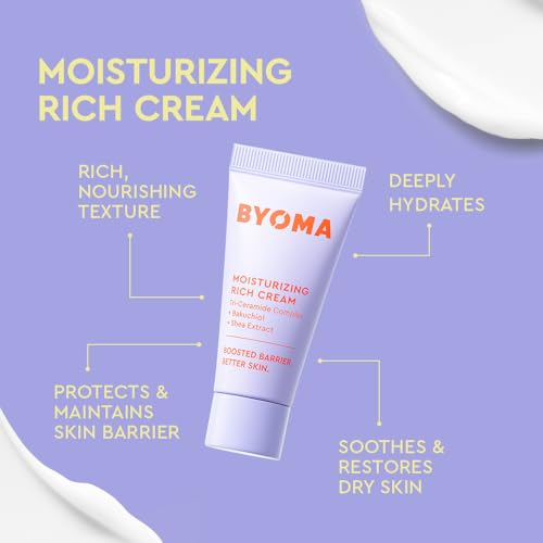 BYOMA So Bright Set – Jelly Cleanser, Brightening Serum, Rich Cream