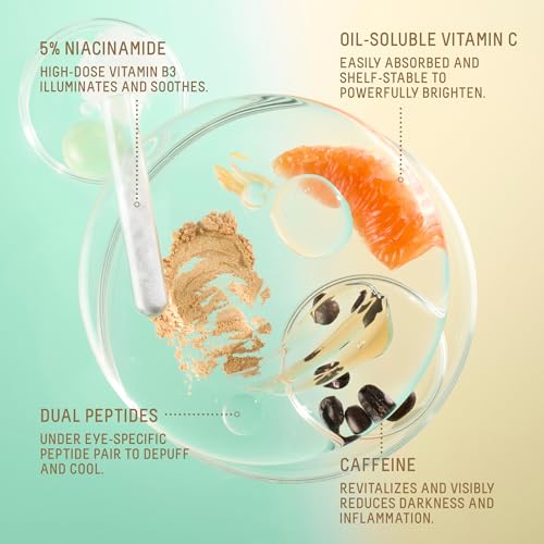 BIOSSANCE Squalane + 5% Niacinamide Eye Serum - Brightening & Depuffing