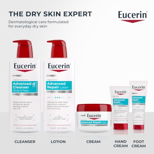 Eucerin Advanced Repair Lotion, Urea Enriched, 16.9 FL OZ
