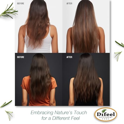 Difeel Rosemary and Mint Anti-Breakage Serum Oil Mist 8 oz. - Hair Strengthening Serum Mist, Reduces Split Ends, Reduces Breakage and Frizz