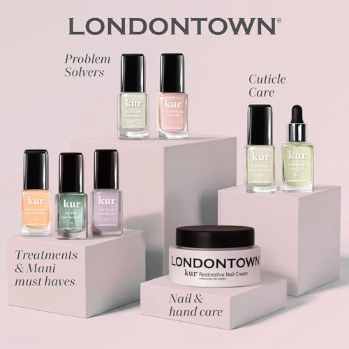 LONDONTOWN kur Nail Ridge Filler, Apricot-Beige, 0.4 fl oz