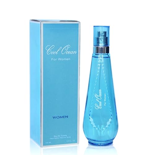 AFLUXE Cool Ocean Perfume for Women, Citrus Woody Eau de Toilette