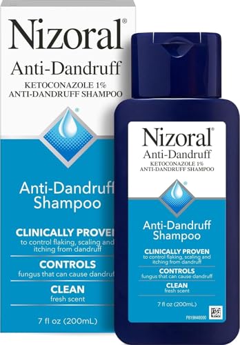 Nizoral Anti-Dandruff Shampoo with 1% Ketoconazole, Fresh Scent, 7 Fl Oz
