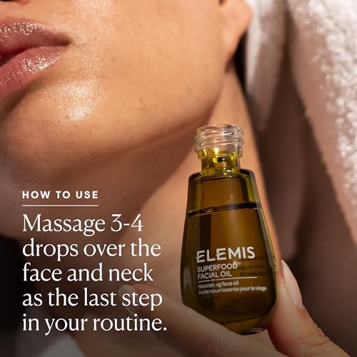 ELEMIS Superfood Facial Oil, Nourishing Antioxidant Serum, 15ml Travel size