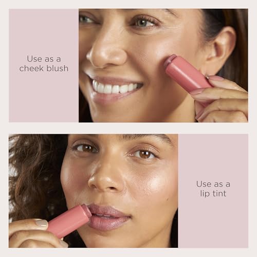 PÜR MINERALS Silky Tint Creamy Multitasking Highlighter Stick with Peptides, You Go Pearl - Highlighting Stick with Natural, Healthy-Looking Glow & Ultra-Creamy Finish - Professional Makeup