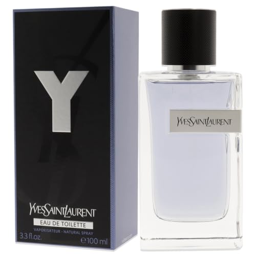 YVES SAINT LAURENT Y Eau De Toilette for Men, 100 ml/3.3 fl oz