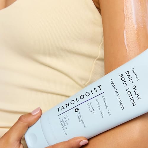 Tanologist Firming Daily Glow Body Lotion, Gradual Self Tanner, 8.45 fl oz