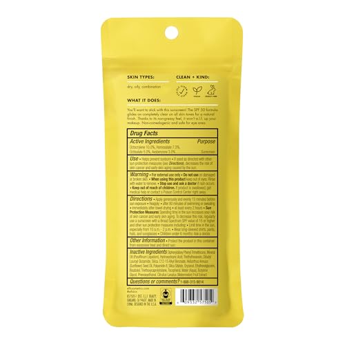 e.l.f. SKIN Suntouchable Invisi-Stick Face Sunscreen SPF 50, Clear, Lightweight with Sunflower Seed Oil, Vegan & Cruelty-Free