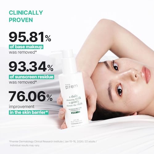MAKE P:REM Safe Me. Relief Moisture Cleansing Milk, 6.76 fl.oz. (200mL)