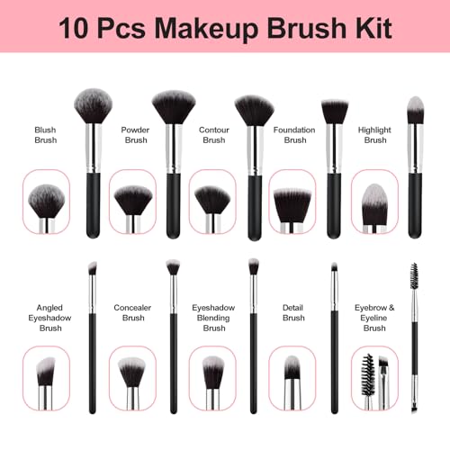 Makeup Brushes Set for Women, Christmas Stocking Stuffers for Teen Girls