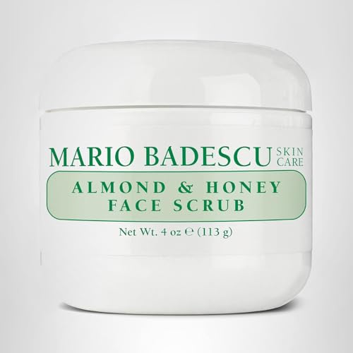 Mario Badescu Almond & Honey Face Scrub, 4 Ounce (Pack of 1)