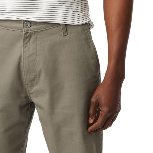 Levi Strauss Signature Gold Men's Casual Chino 10.5" Shorts, Silver Skies, 34W