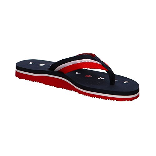 Tommy Hilfiger Women's Flip Flop, Blue, 8
