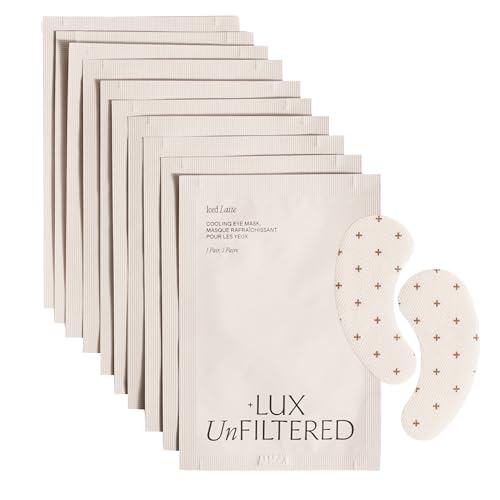 + Lux Unfiltered - Iced Latte Cooling Under Eye Patches - Eye Masks