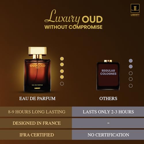 Liberty Oud Arabic Perfume For Men, 100ml EDP, Luxury With Bold Oud