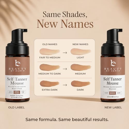 Self Tanner Tanning Mousse Kit - USA Made with Natural, Organic Ingredients