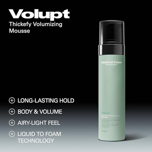 Sebastian Professional Volupt Thickefy Volumizing Mousse | Flexible Hold