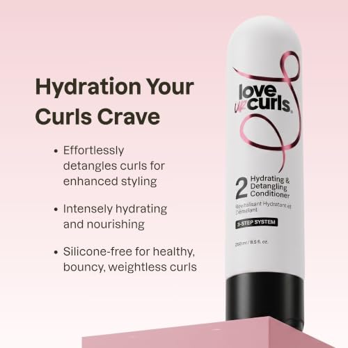 Love Ur Curls Curly Hair Conditioner - Hydrating for Dry, Silicone Free