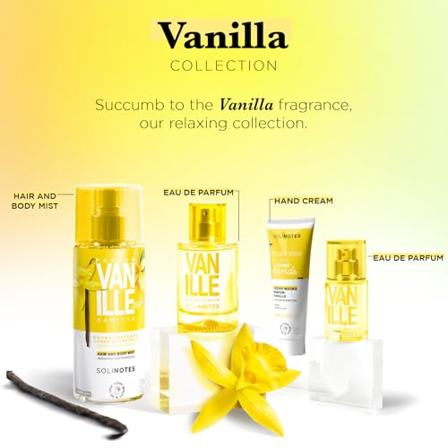 Solinotes Vanilla Eau de Parfum, Tonka & White Spices, Vegan, 0.5 Fl Oz