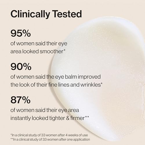 Honest Beauty Sensitive Skin Calm Renew Eye Balm, Vegan, Unscented, 0.5 oz