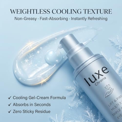 Iuxe Chroma Official Iuxe Eye Balm, Eye Balm Stick, 3-in-1 Hydrating & Smoothing Eye Cream with Collagen, Lightweight Formula for Daily Eye Care, Portable Design