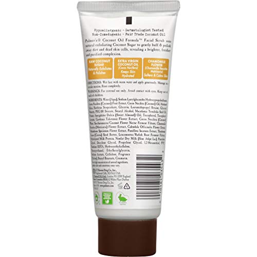 Palmer's Coconut Sugar Facial Scrub Exfoliator with Chamomile (3.17 Oz)