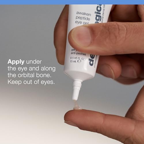Dermalogica Awaken Peptide Eye Gel, Reduces Puffiness and Wrinkles, 0.5 fl oz