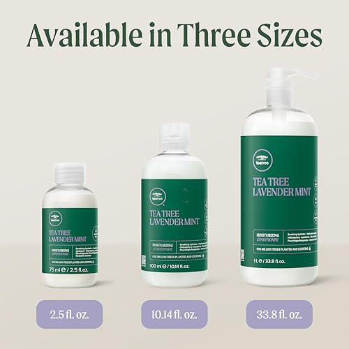 Tea Tree Lavender Mint Moisturizing Conditioner, Hydrates + Soothes, For Coarse + Dry Hair, 10.14 fl. oz.