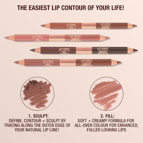 Charlotte Tilbury Lip Cheat Contour Duo - Dual-Sided Lip Liner Pencil