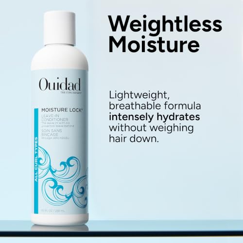 Ouidad Moisture Lock Leave In Conditioner for Curly Hair & Styling Primer